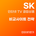 SK 인터넷 TV 결합상품 비교사이트 전략