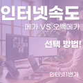 인터넷 백메가 오백메가 선택 가이드